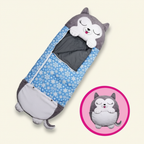 Foldable Kids' Sleeping Bag in Animal Shape – Camping, Sleepovers