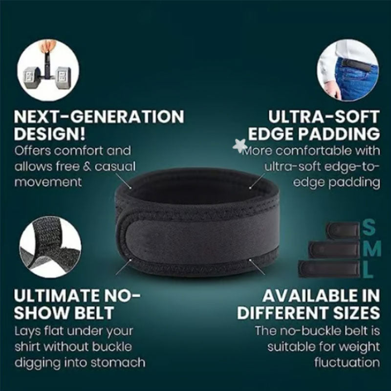 Buckleless Portable Belt | Adjustable Fit – Travel, Everyday Use