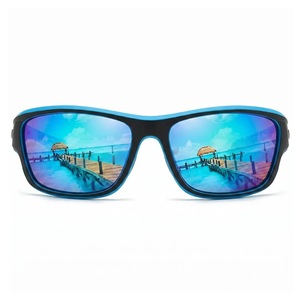 Polarised Sports Sunglasses with UV Protection & Scratch-Resistant Lenses – Outdoor, Running