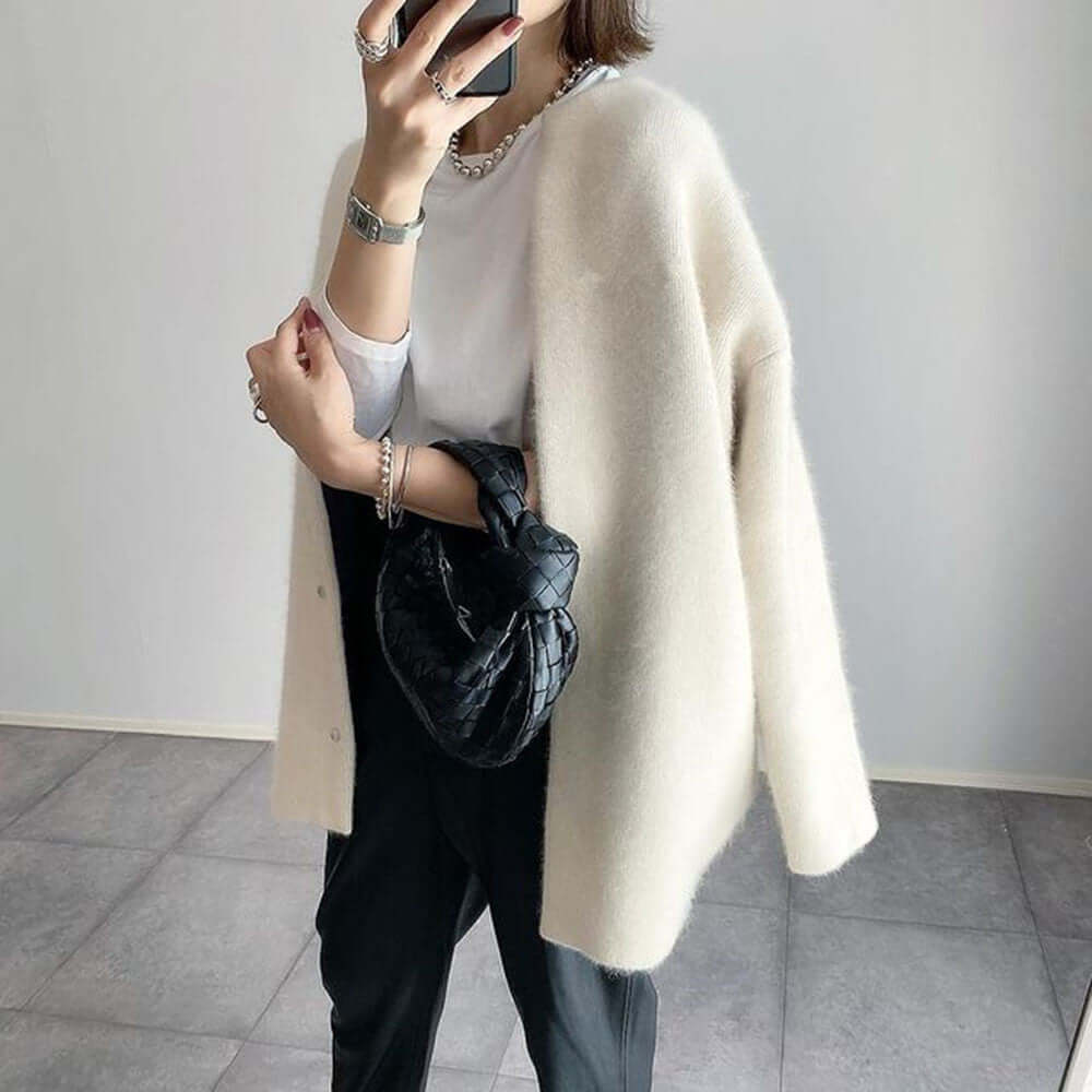 Women's Knit Cardigan – Casual Wear, Office Style