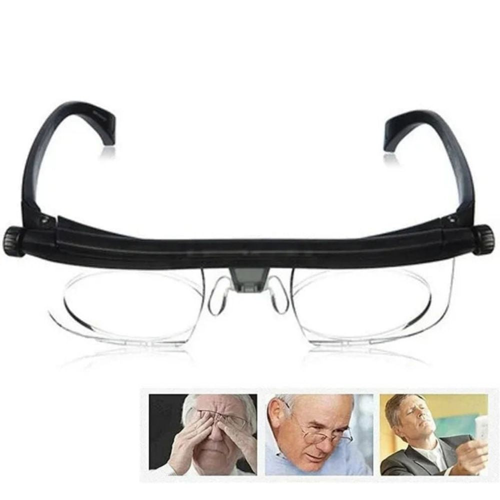 Adjustable Focus Glasses for Near and Far Sight – Reading, Outdoor Activities
