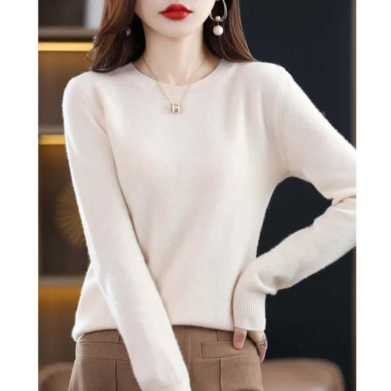 Pure Knitted Sweater – Casual Wear, Everyday Comfort