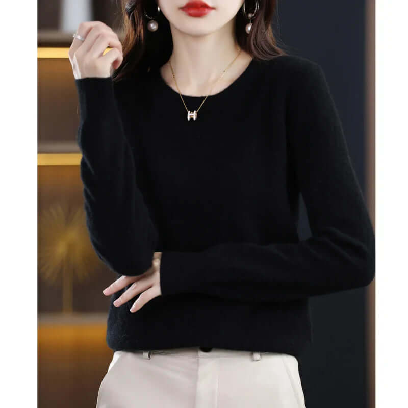 Pure Knitted Sweater – Casual Wear, Everyday Comfort