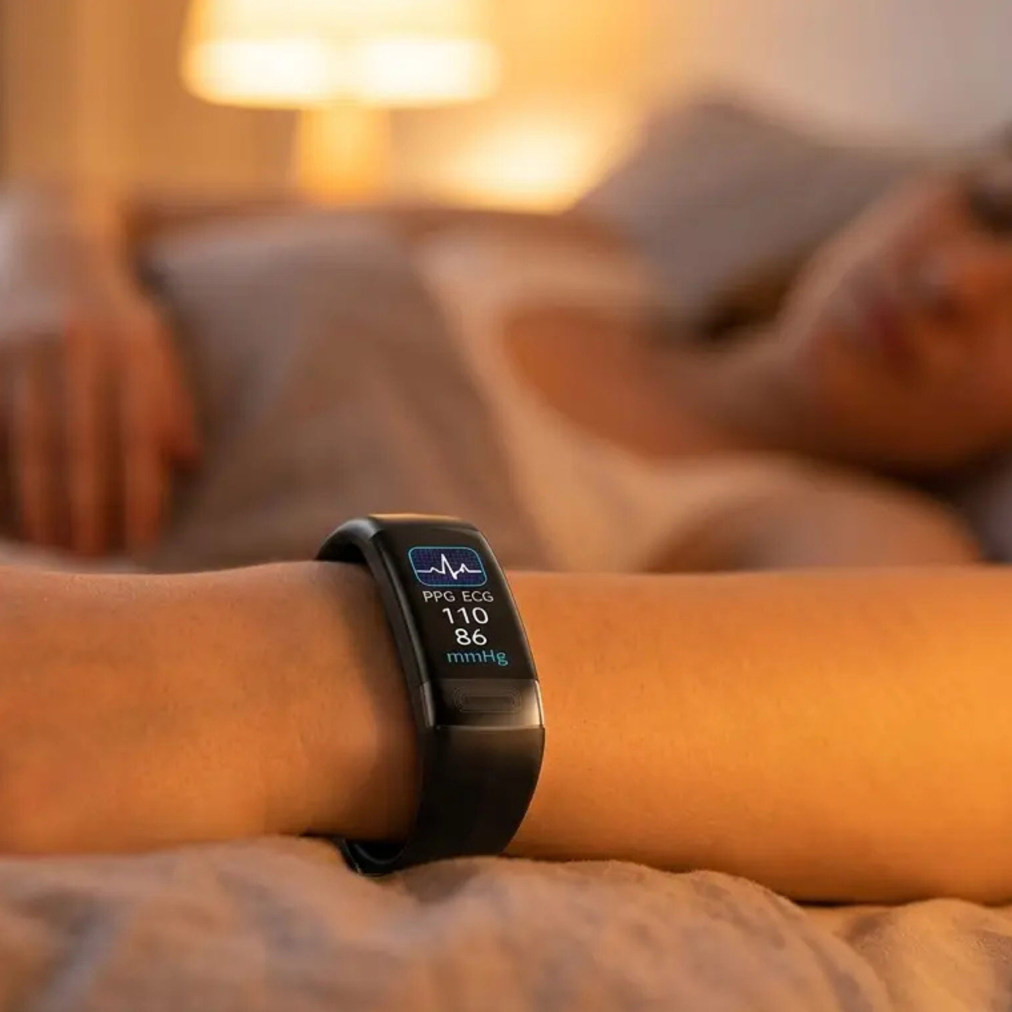 Smart Bracelet Blood Pressure Monitor EKG, Heart Rate, Oxygen Saturation – Fitness, Sleep Tracking
