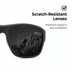 Polarised Sports Sunglasses with UV Protection & Scratch-Resistant Lenses – Outdoor, Running