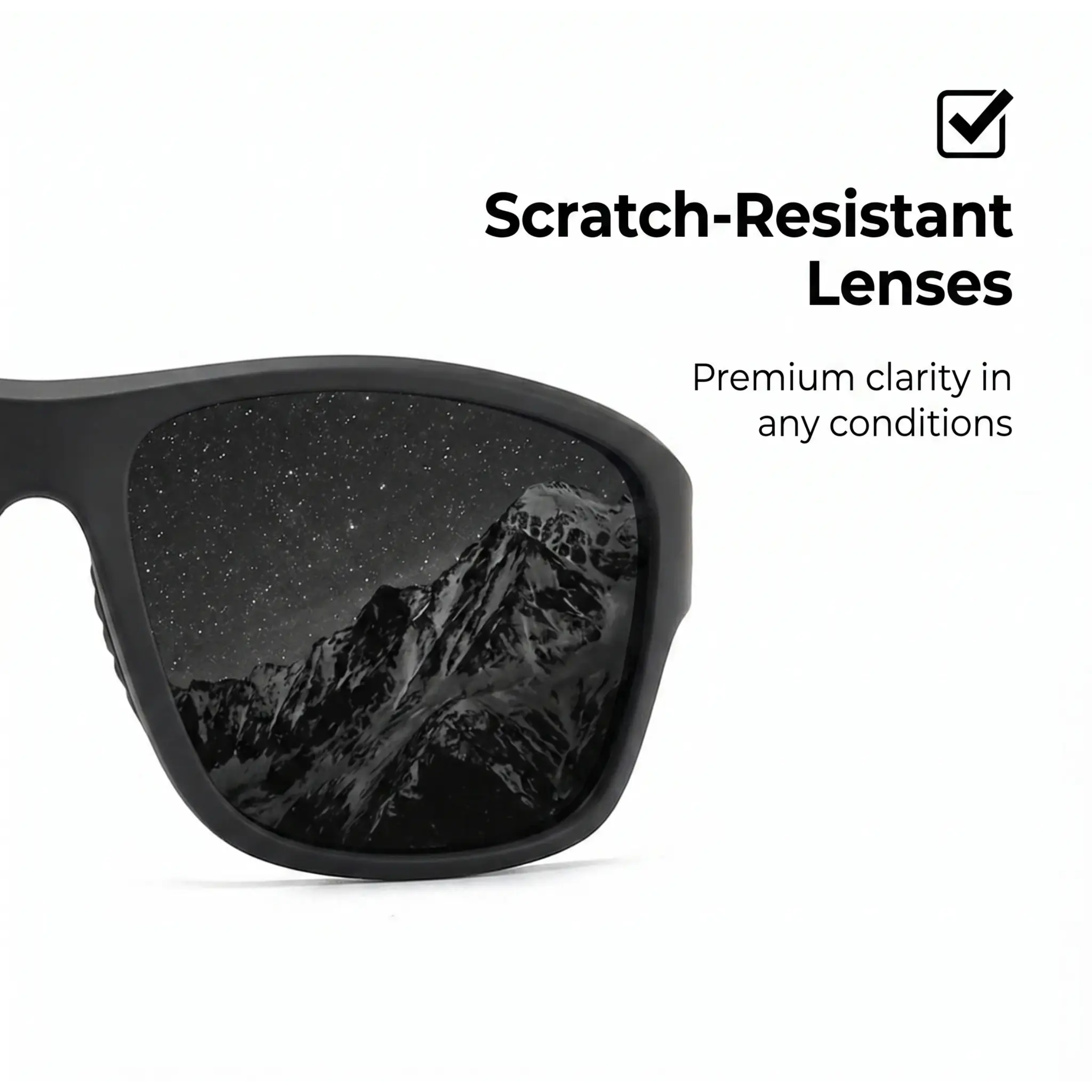 Polarised Sports Sunglasses with UV Protection & Scratch-Resistant Lenses – Outdoor, Running