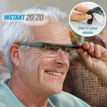 Adjustable Focus Glasses for Near and Far Sight – Reading, Outdoor Activities