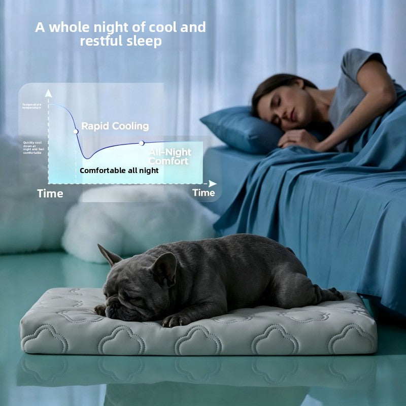 Dog Cooling Mat Gel Pressure Activated – Summer Heat Relief, Indoor Outdoor Use