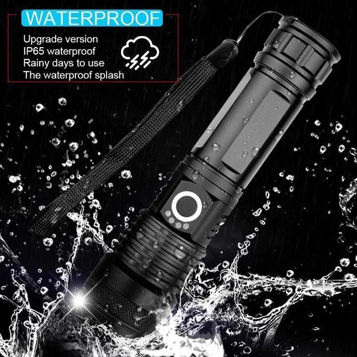 90000 Lumens Xhp50.2 Most Powerful Flashlight – Outdoor Adventure, Emergency Use