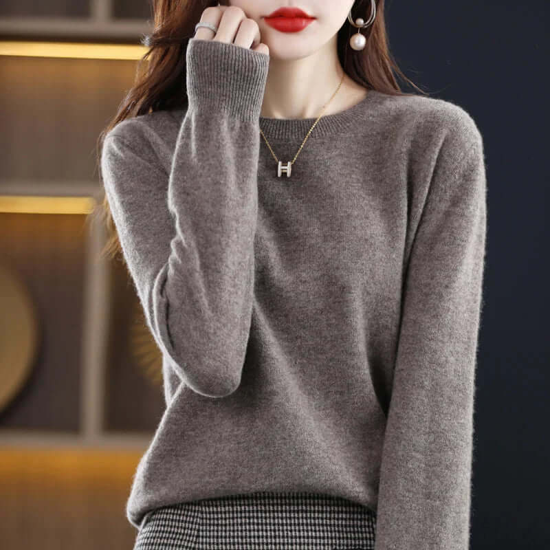 Pure Knitted Sweater – Casual Wear, Everyday Comfort