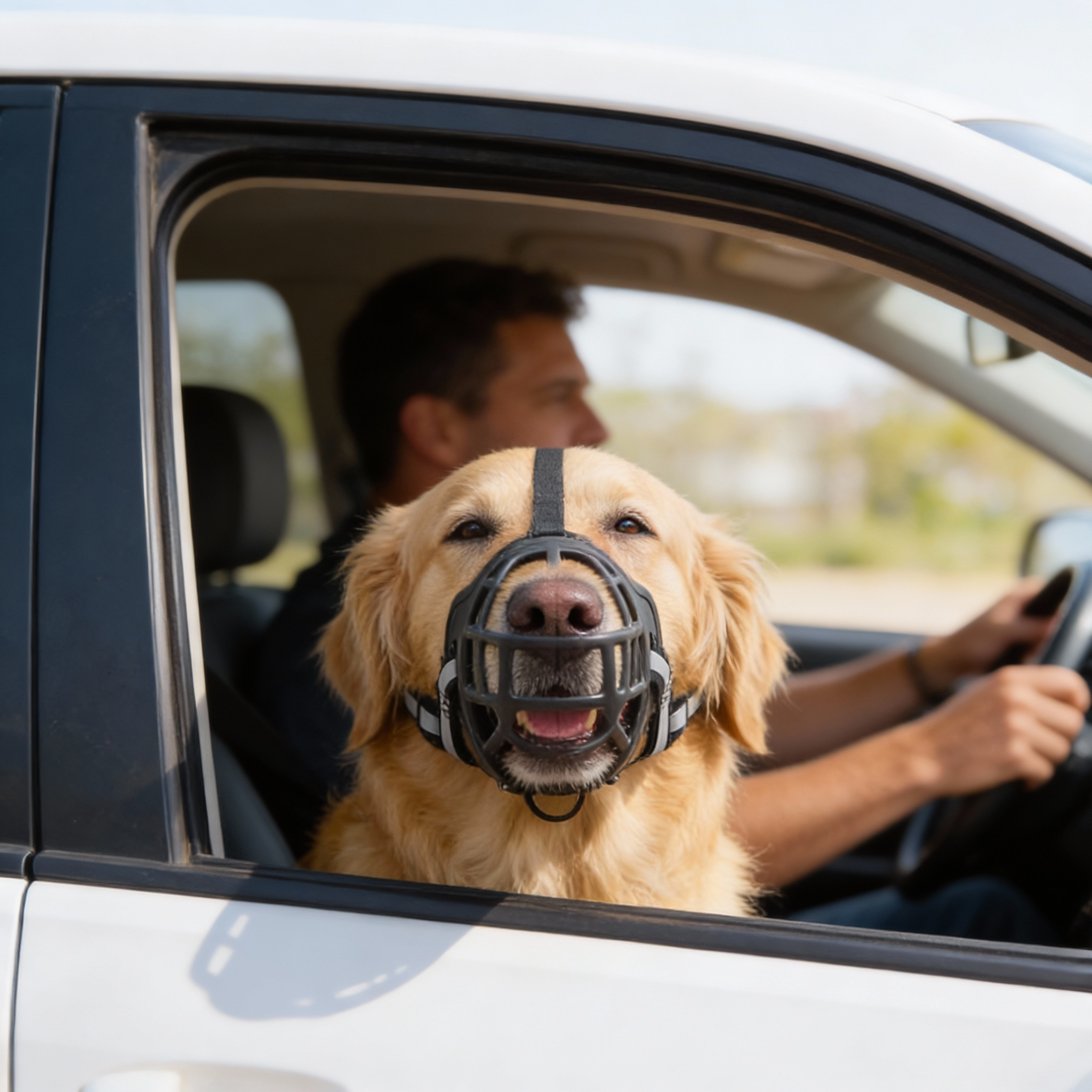Dog Muzzle for Small/Large Dogs – Training, Travel