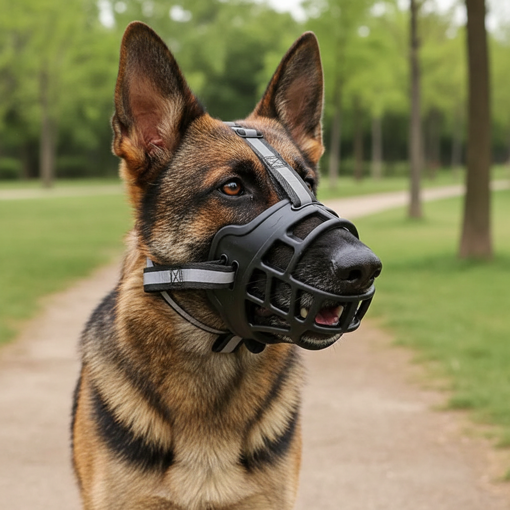 Dog Muzzle for Small/Large Dogs – Training, Travel
