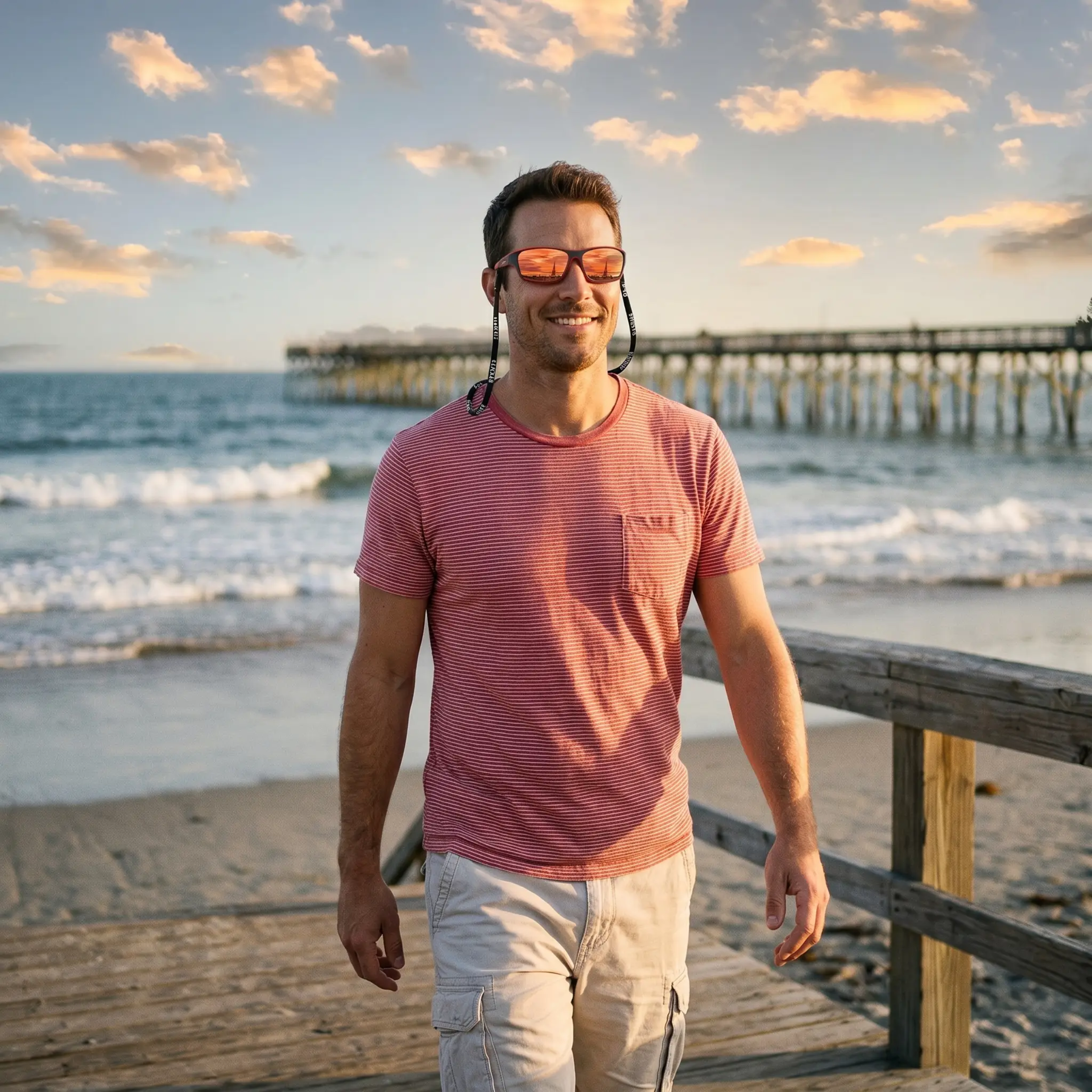 Polarised Sports Sunglasses with UV Protection & Scratch-Resistant Lenses – Outdoor, Running