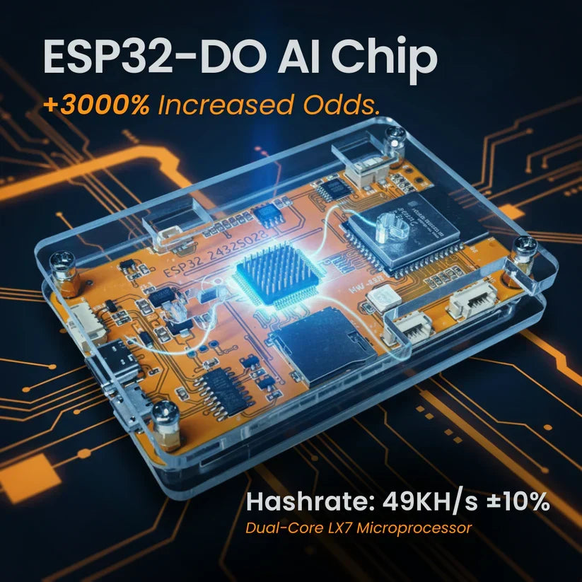 Akai Miner ESP32 Cryptocurrency Mining Device – Home Office, Gaming