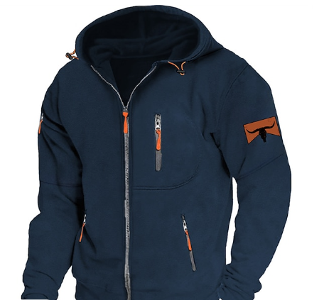Alpine Full-Zip Tactical Hoodie – Outdoor, Casual Wear