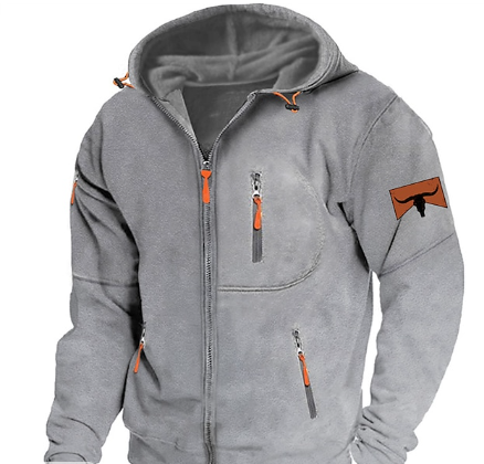 Alpine Full-Zip Tactical Hoodie – Outdoor, Casual Wear