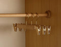 Wooden clothes hanger made of cedar wood | Wide shoulder design – organization, storage