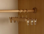 Wooden clothes hanger made of cedar wood | Wide shoulder design – organization, storage