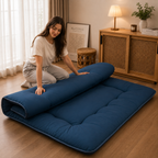 Japanese Floor Bed, 4 Inch Thick Futon Mattress, Foldable – Home, Travel