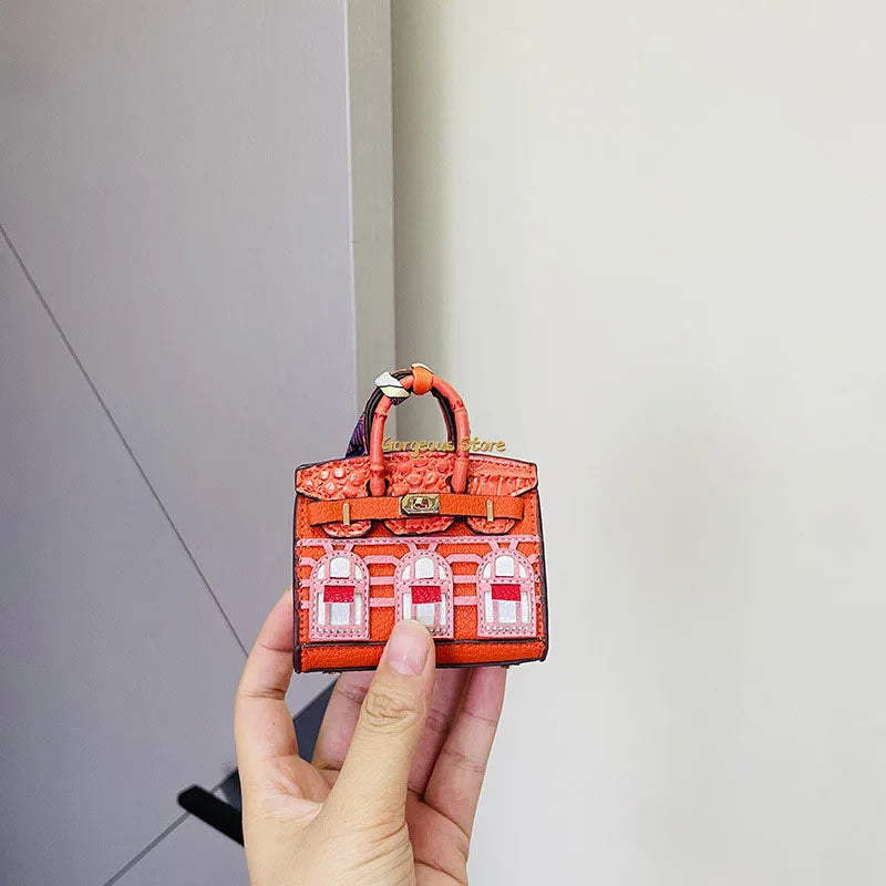 Birkin Inspired Mini Hand Bag - Platinum Charm – Fashion, Everyday Use