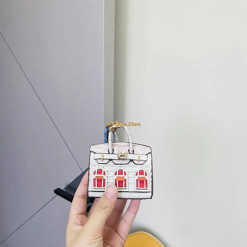 Birkin Inspired Mini Hand Bag - Platinum Charm – Fashion, Everyday Use