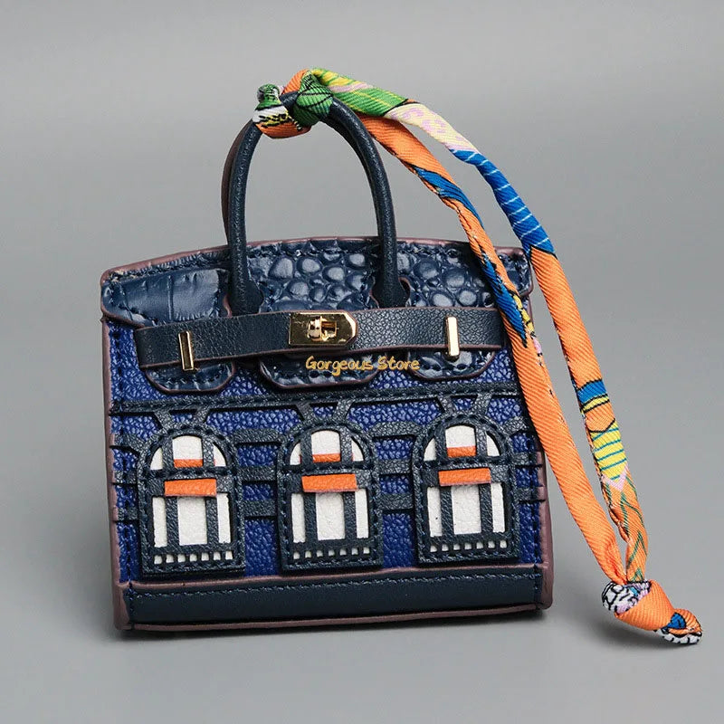 Birkin Inspired Mini Hand Bag - Platinum Charm – Fashion, Everyday Use