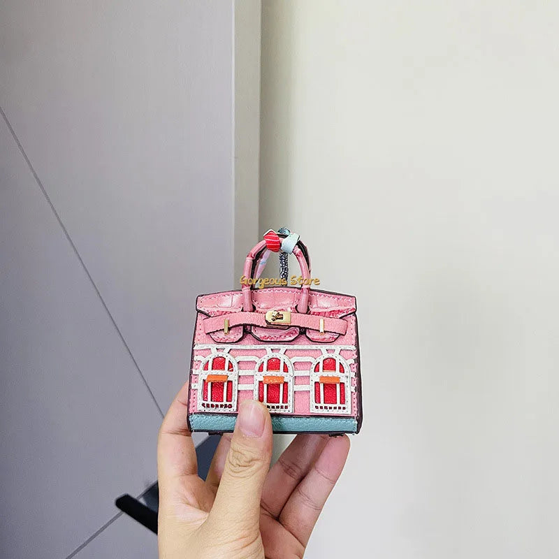 Birkin Inspired Mini Hand Bag - Platinum Charm – Fashion, Everyday Use