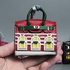 Birkin Inspired Mini Hand Bag - Platinum Charm – Fashion, Everyday Use