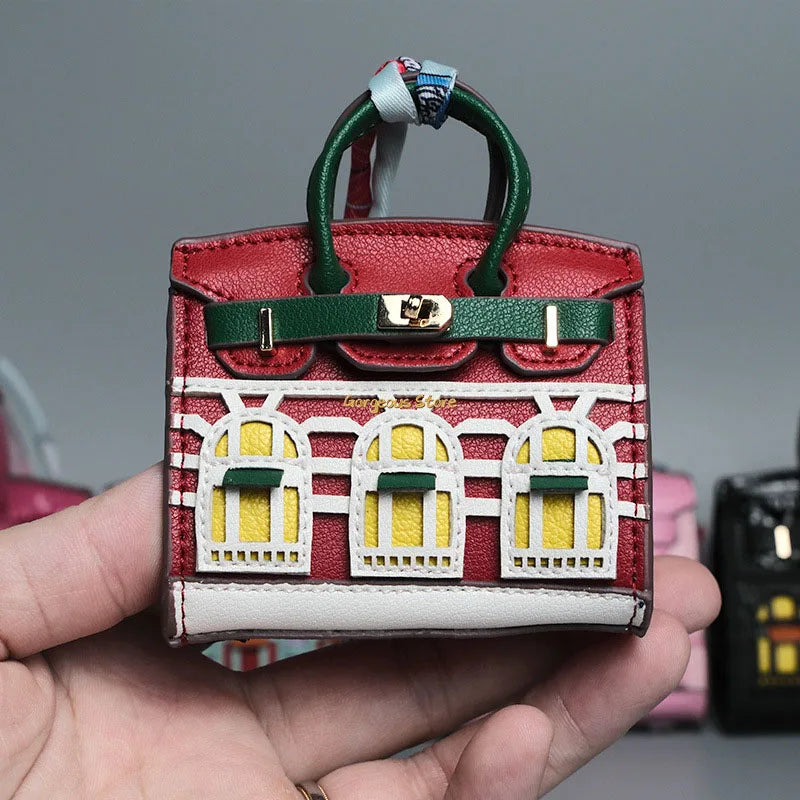 Birkin Inspired Mini Hand Bag - Platinum Charm – Fashion, Everyday Use