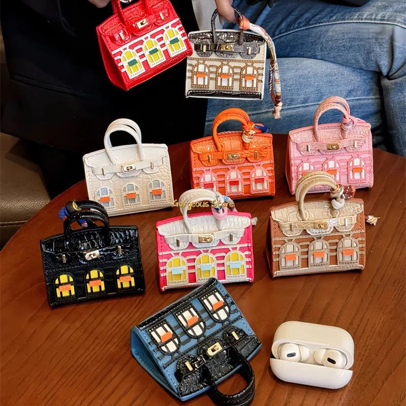 Birkin Inspired Mini Hand Bag - Platinum Charm – Fashion, Everyday Use