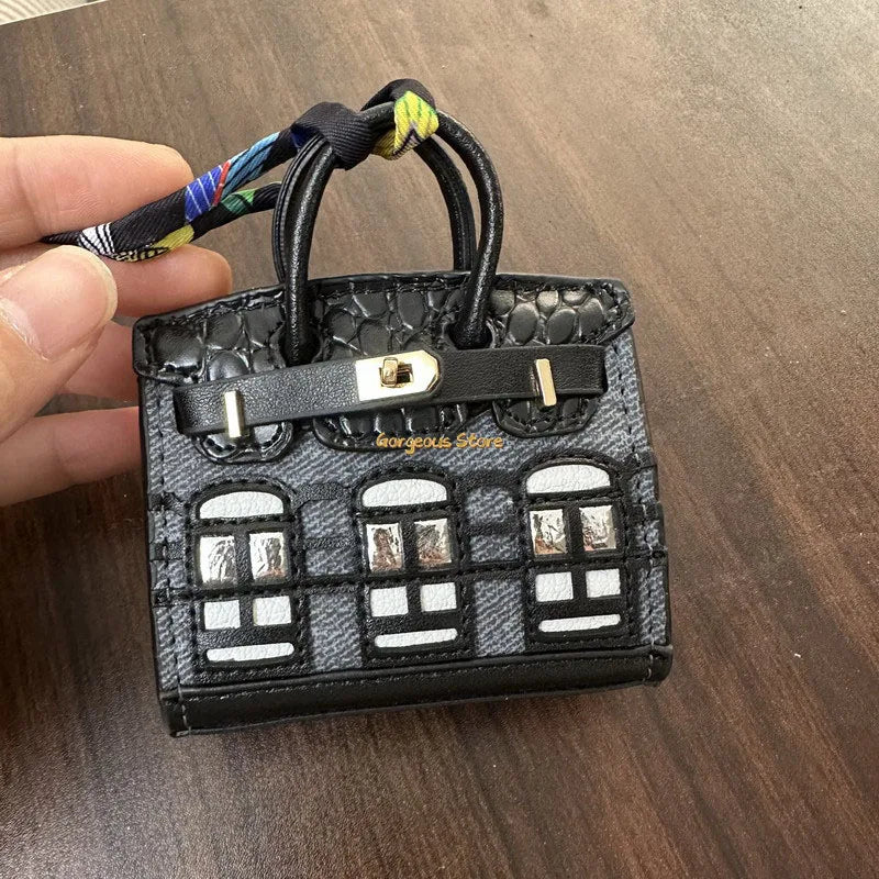 Birkin Inspired Mini Hand Bag - Platinum Charm – Fashion, Everyday Use