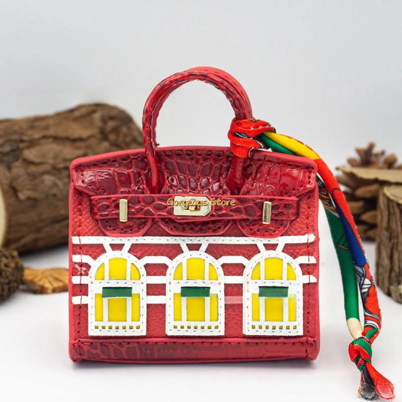 Birkin Inspired Mini Hand Bag - Platinum Charm – Fashion, Everyday Use