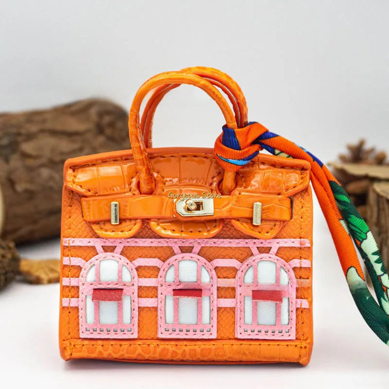 Birkin Inspired Mini Hand Bag - Platinum Charm – Fashion, Everyday Use