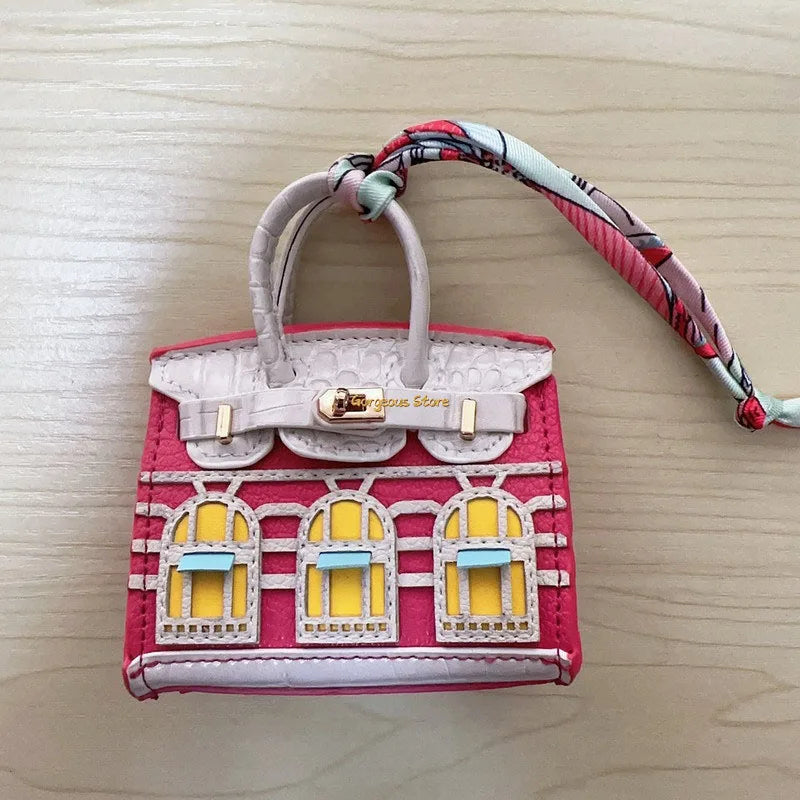 Birkin Inspired Mini Hand Bag - Platinum Charm – Fashion, Everyday Use