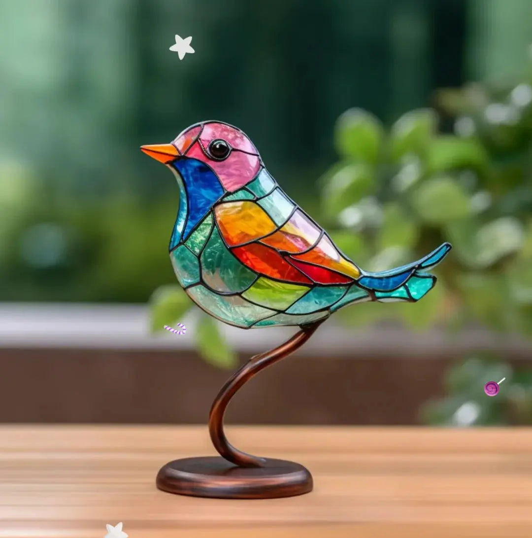 Window Bird Decoration – Home Decor, Nature Lover Gift