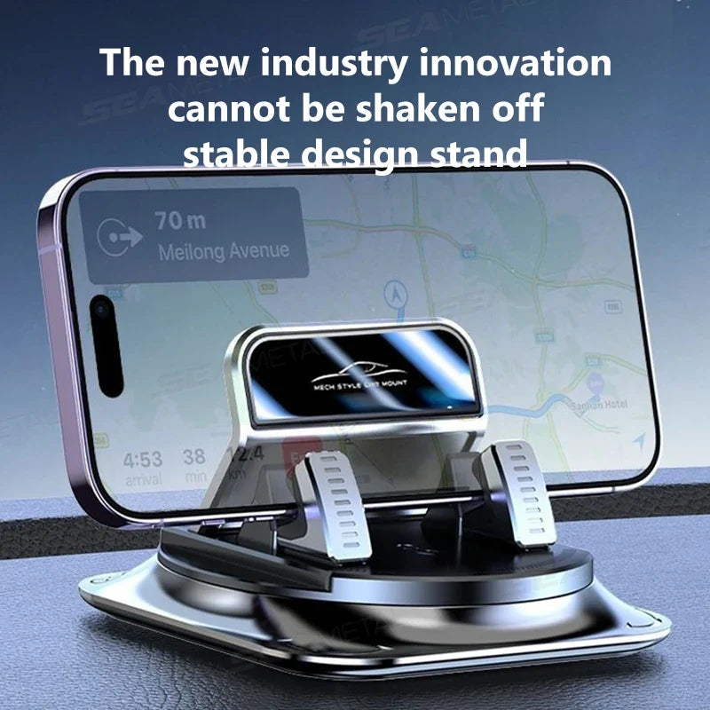 Car Phone Mount Universal Fit 360° Rotation Anti-Slip – Navigation, Travel