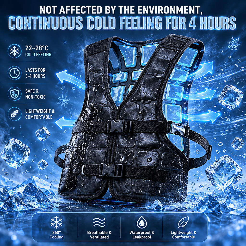 Phase Change Cooling Vest 4 Hour Lightweight – Outdoor Work, Sports