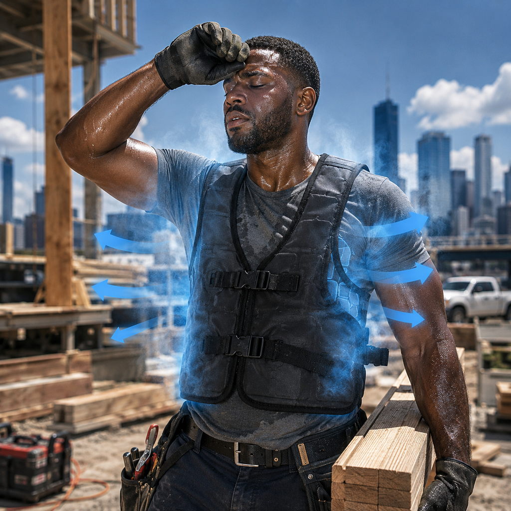 Phase Change Cooling Vest 4 Hour Lightweight – Outdoor Work, Sports