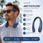 Portable Neck Fan 4000mAh Rechargeable – Travel, Hands-Free Cooling