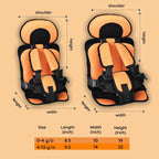 Child Protection Car Cushion Seat – Travel Comfort, Safety for Kids