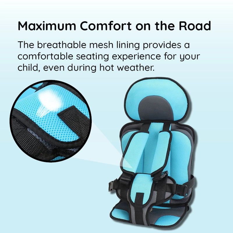 Child Protection Car Cushion Seat – Travel Comfort, Safety for Kids