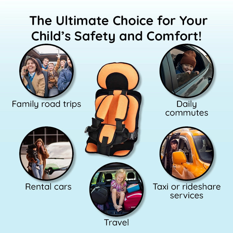 Child Protection Car Cushion Seat – Travel Comfort, Safety for Kids