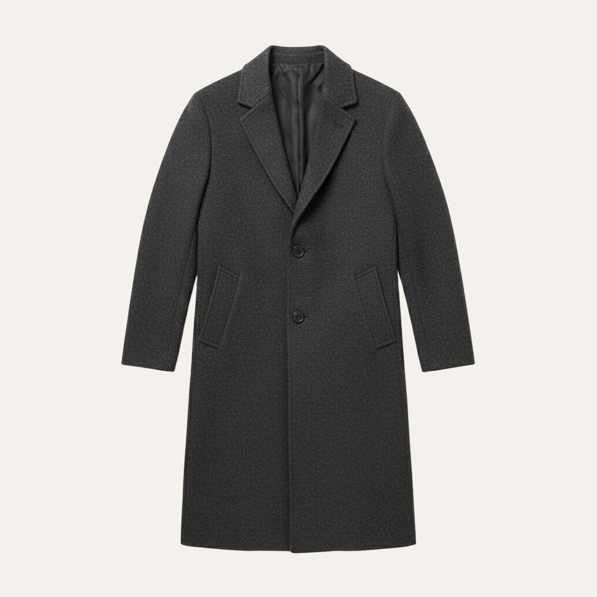 Classic Cotton Men's Overcoat – Winter Fashion, Casual Wear