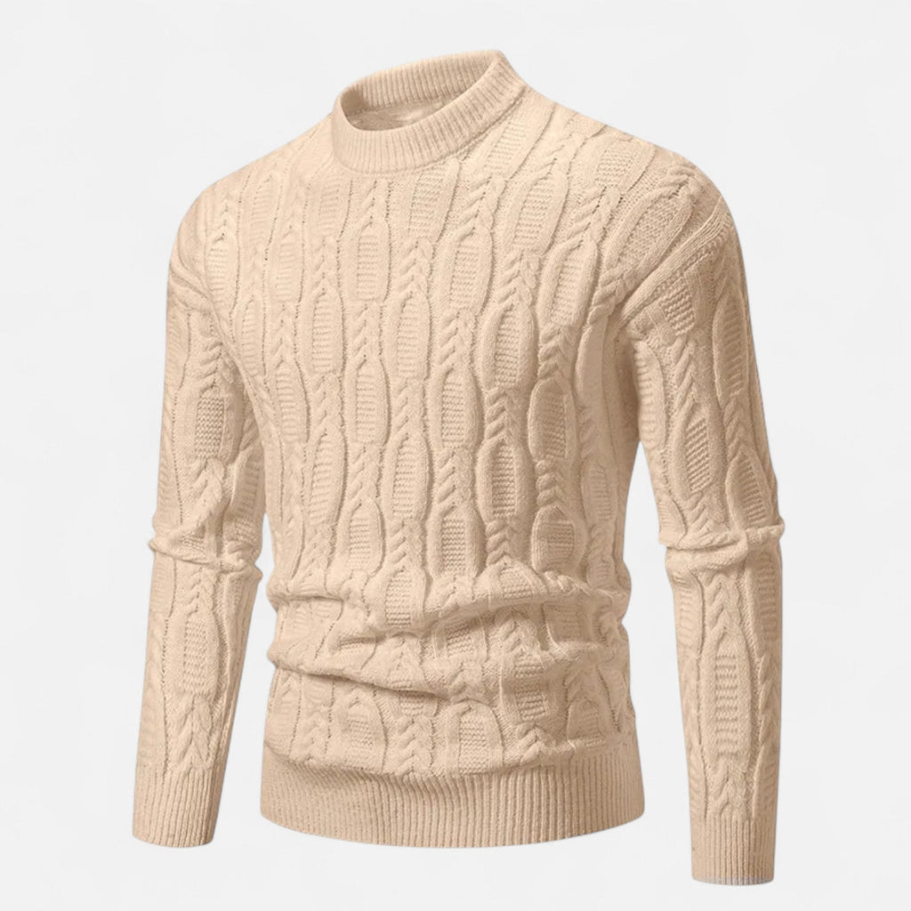 Classic Crew Neck Knit Sweater for Men – Casual, Everyday Wear