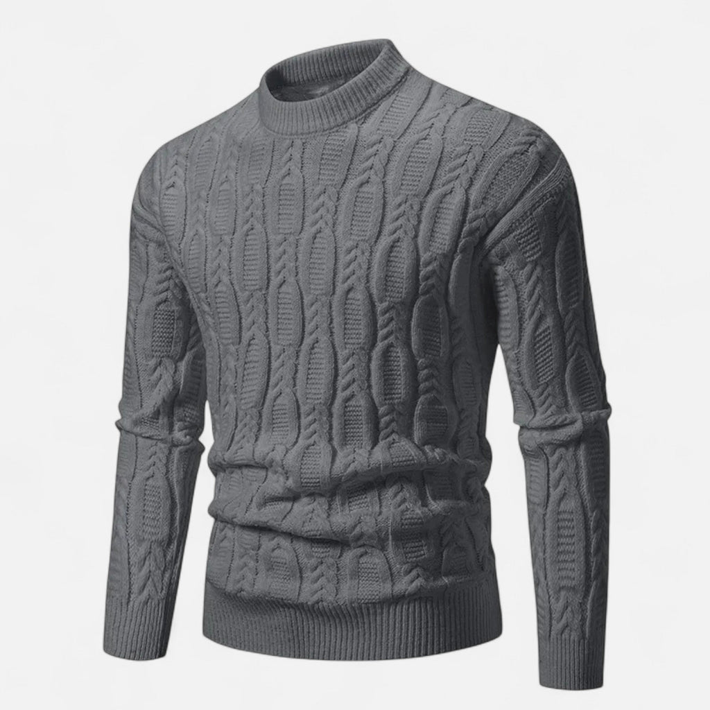Classic Crew Neck Knit Sweater for Men – Casual, Everyday Wear