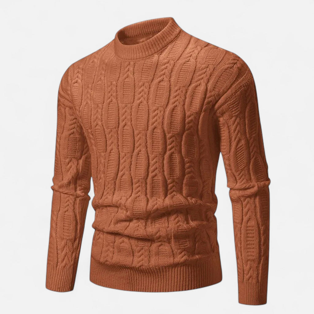 Classic Crew Neck Knit Sweater for Men – Casual, Everyday Wear