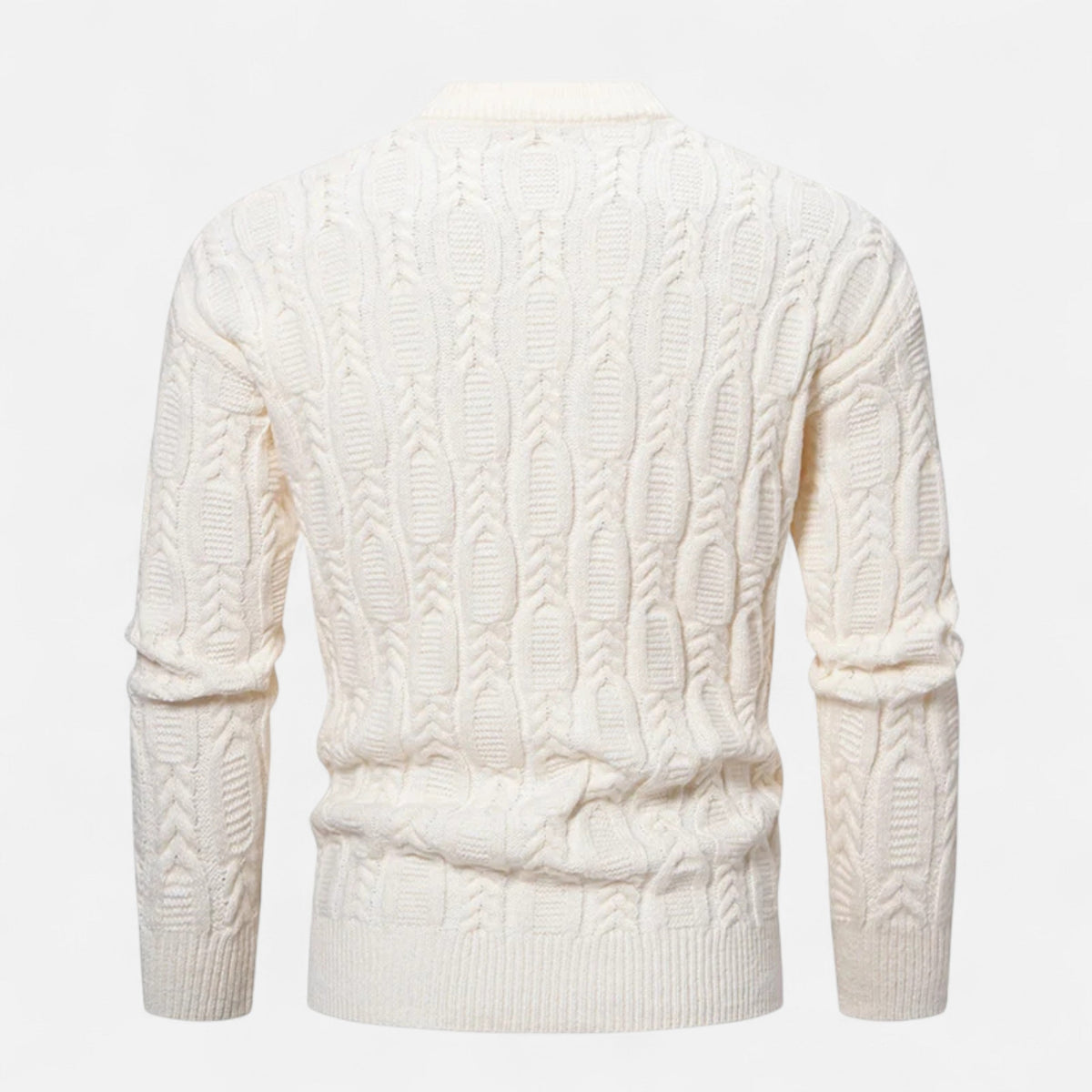 Classic Crew Neck Knit Sweater for Men – Casual, Everyday Wear