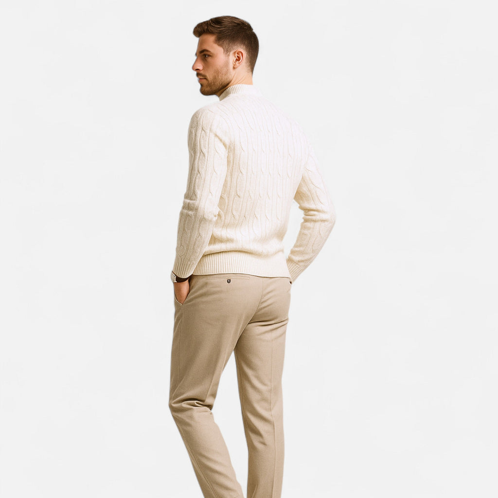 Classic Crew Neck Knit Sweater for Men – Casual, Everyday Wear