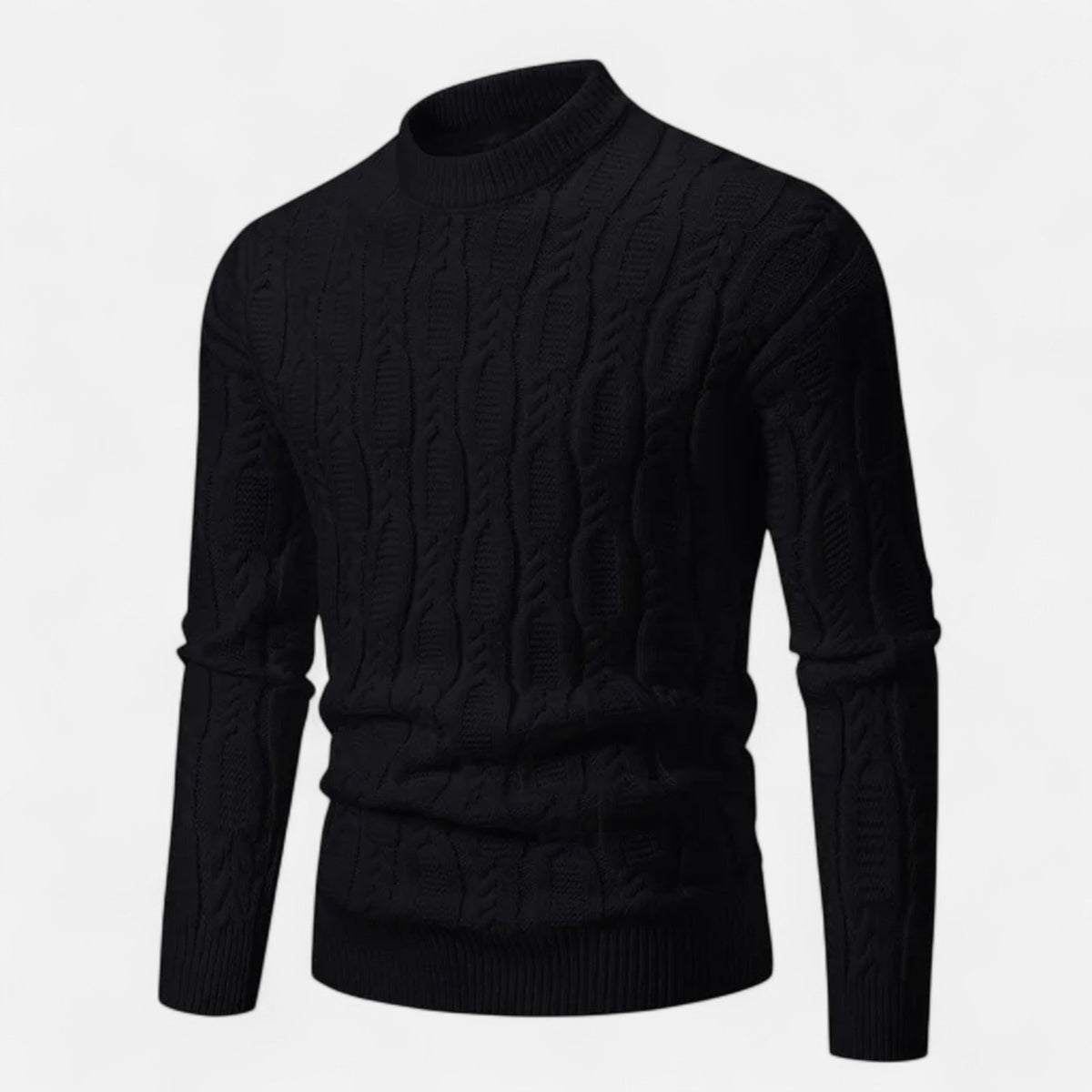 Classic Crew Neck Knit Sweater for Men – Casual, Everyday Wear
