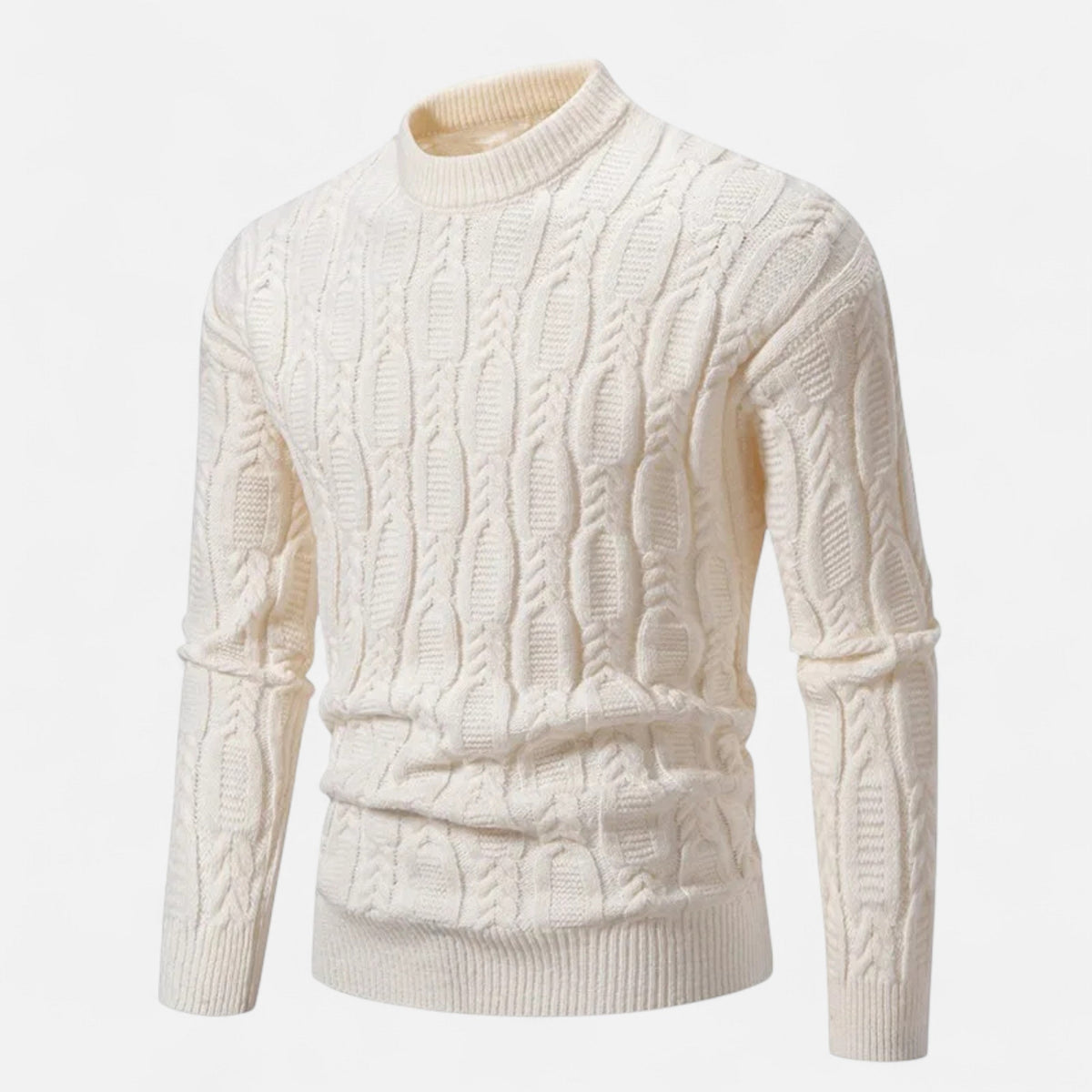 Classic Crew Neck Knit Sweater for Men – Casual, Everyday Wear